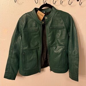 Green Leather Jacket
